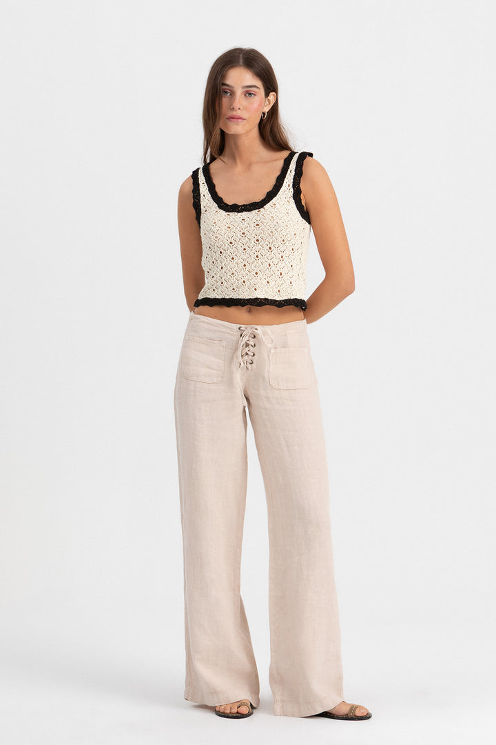 PANTALON LINO DETALLE CUERDAS