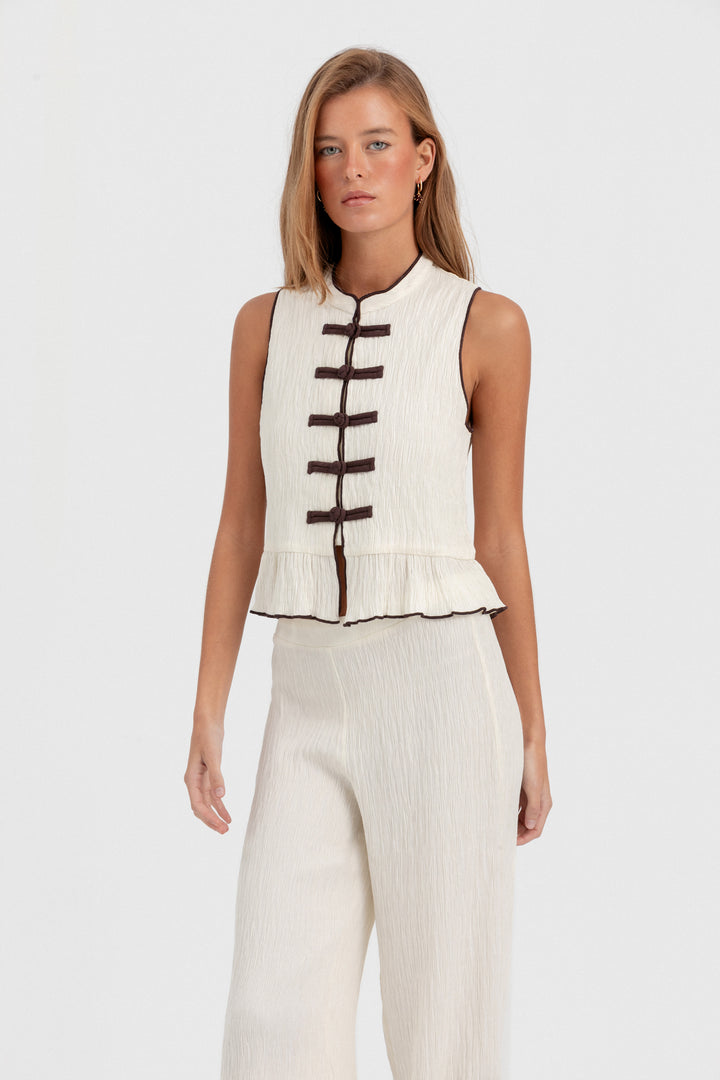 TOP CIERRES NUDO VOLANTE