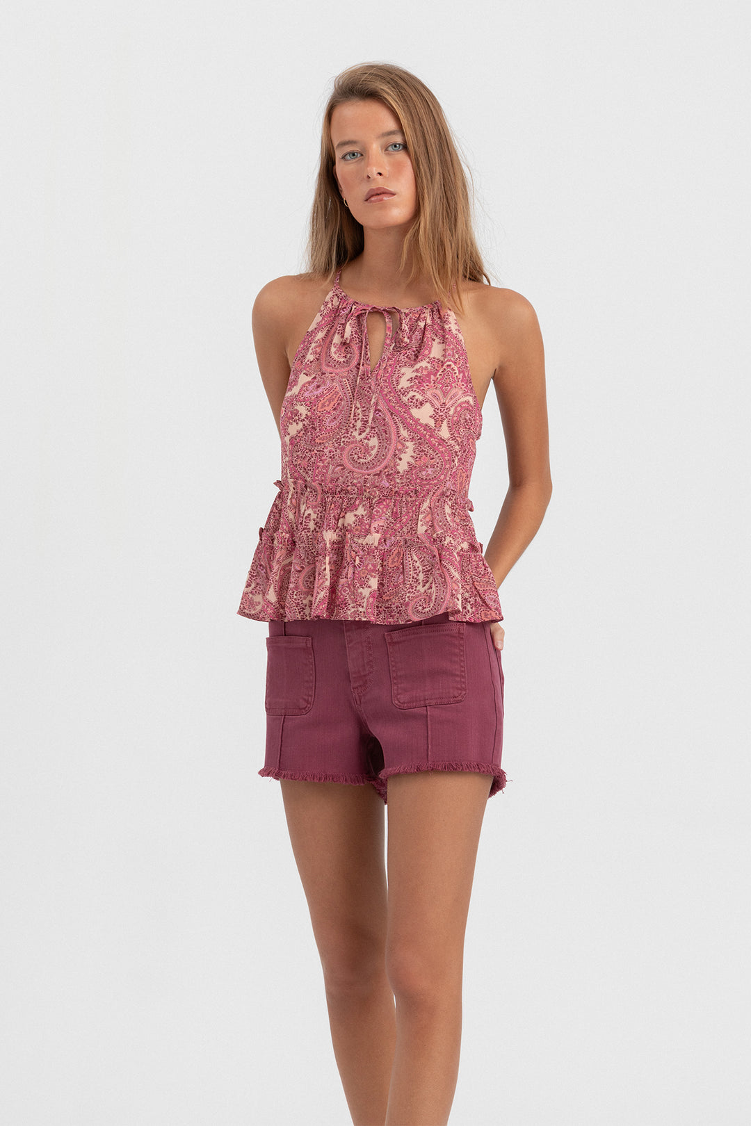 SHORTS BOLSILLO COSTURA