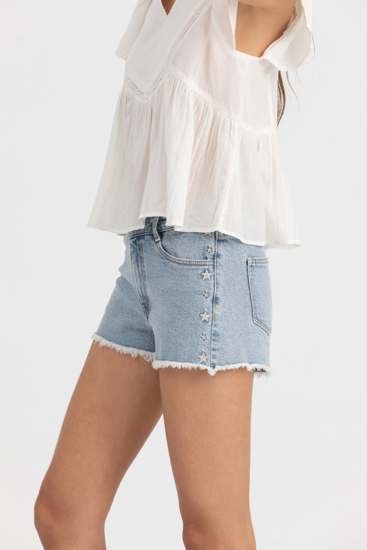 CALÇÕES ESTRELAS BORDADAS DE ganga