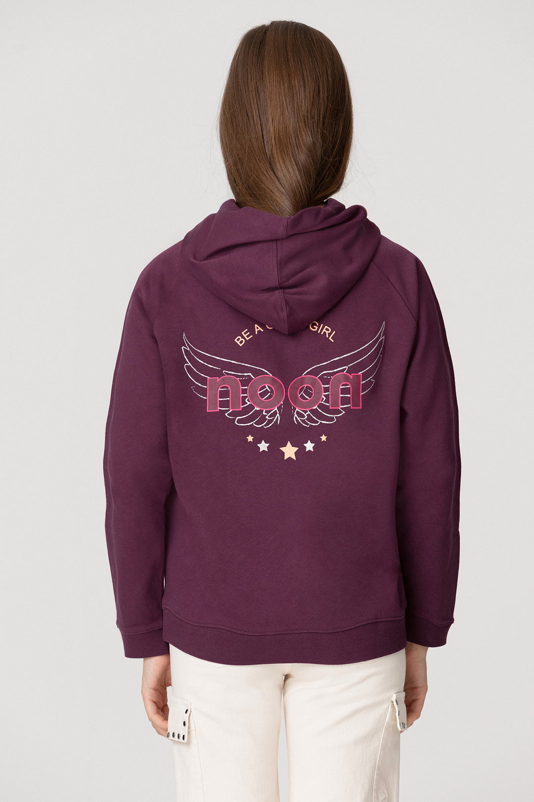 SUDADERA CAPUCHA BASIC PRINT