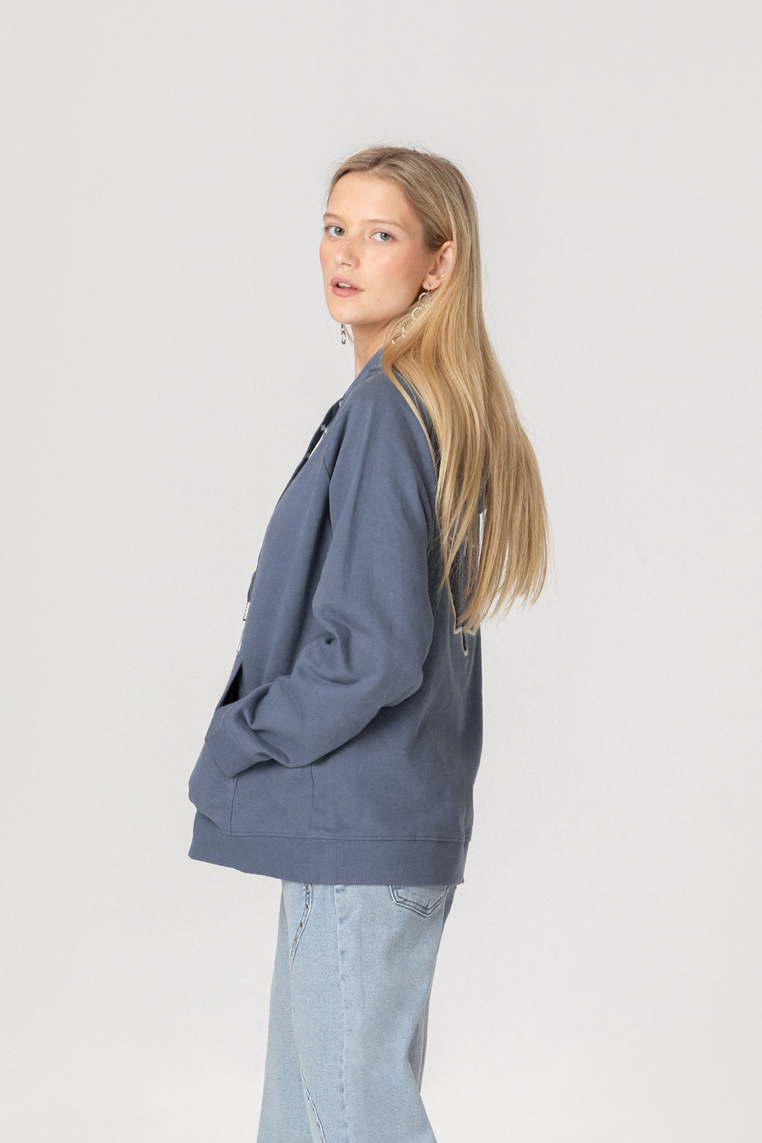 SUDADERA CAPUCHA HOJA