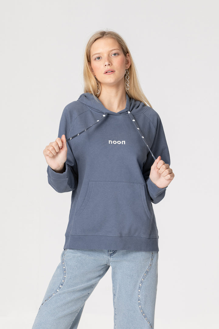 SUDADERA CAPUCHA HOJA
