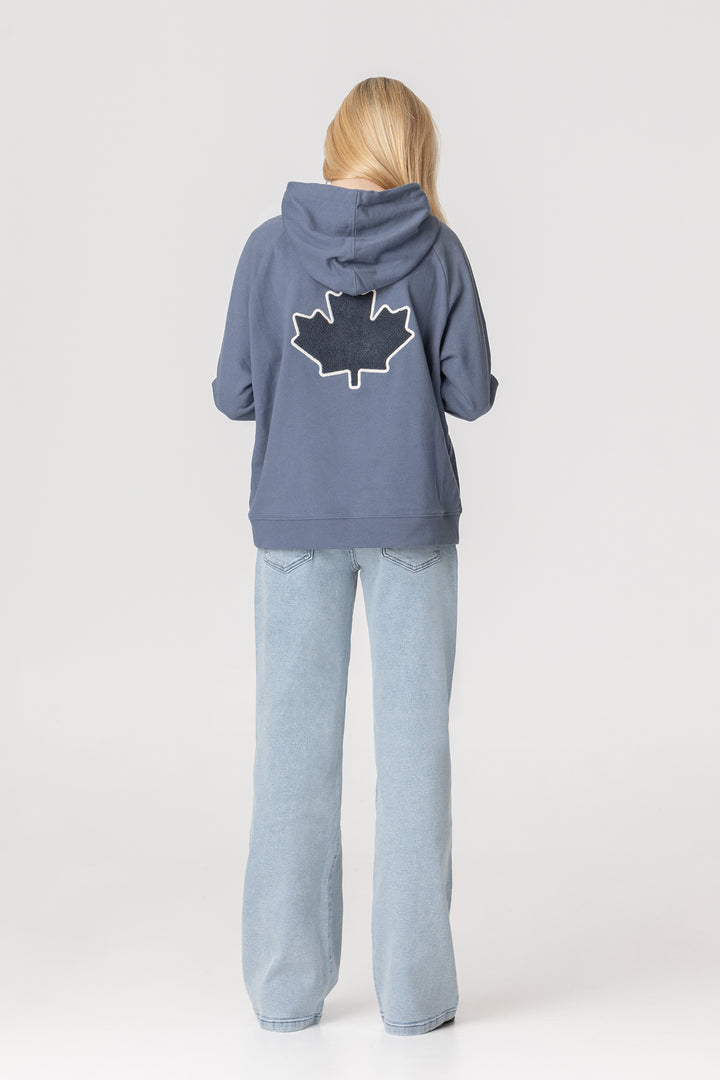 SUDADERA CAPUCHA HOJA