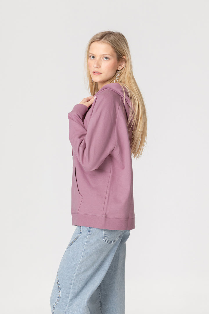 SUDADERA CAPUCHA HOJA