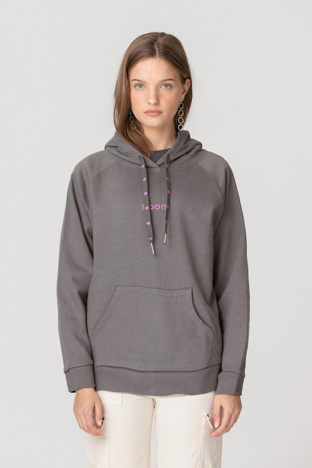 SUDADERA CAPUCHA BASIC PRINT ESTRELLA