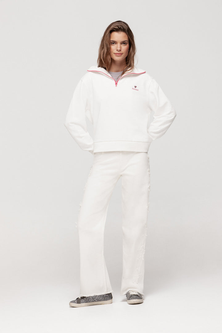 POLO ZIP SWEATSHIRT