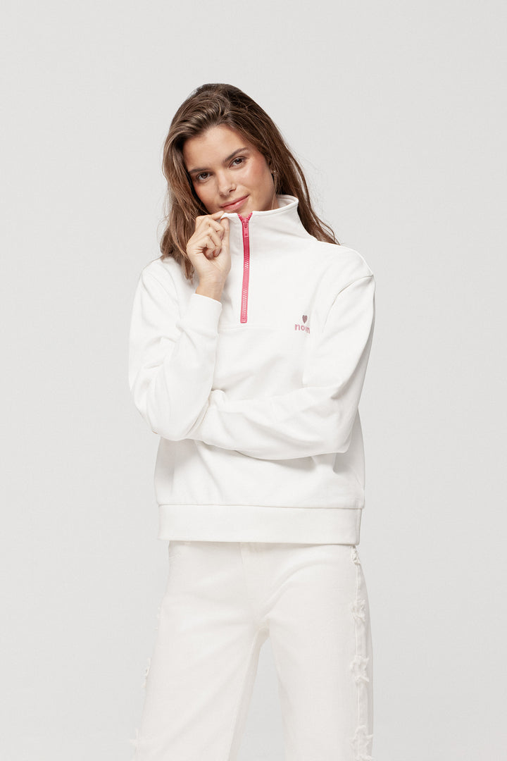 POLO ZIP SWEATSHIRT