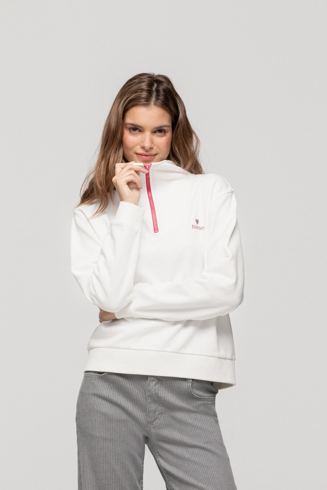 POLO ZIP SWEATSHIRT