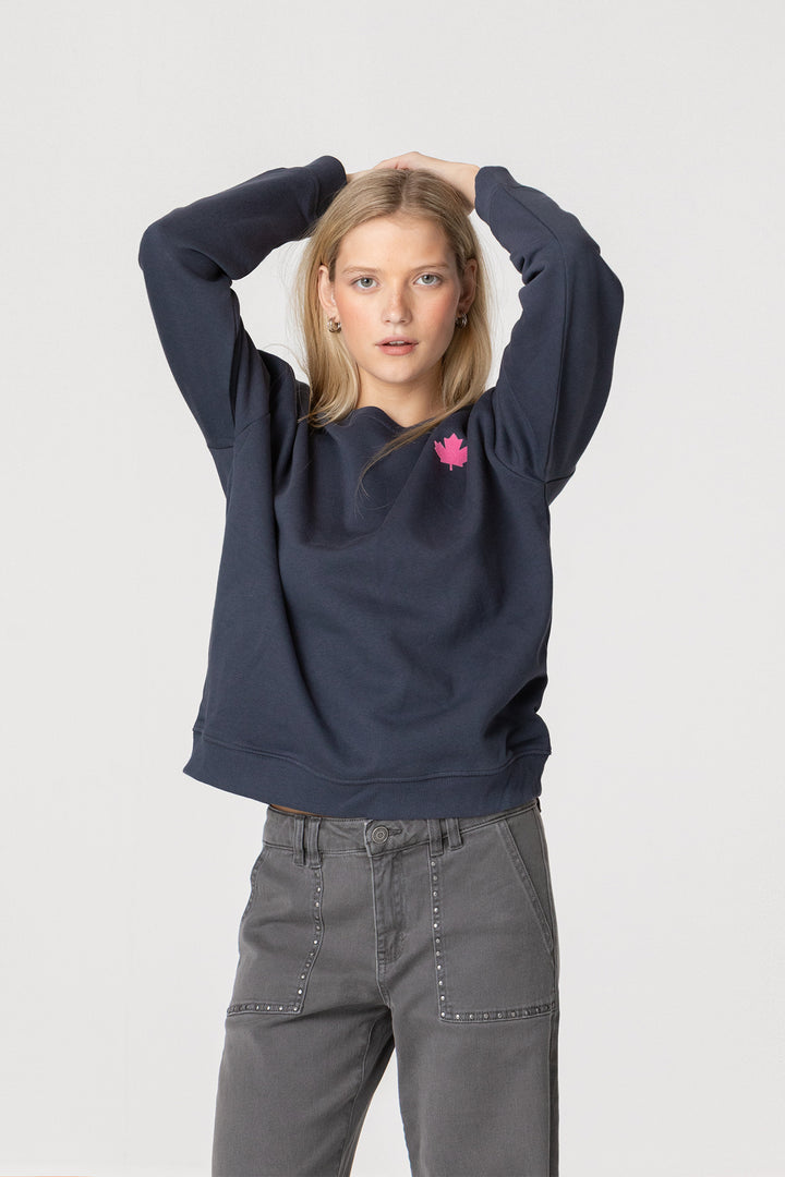 SUDADERA SIN CAPUCHA FLOCK