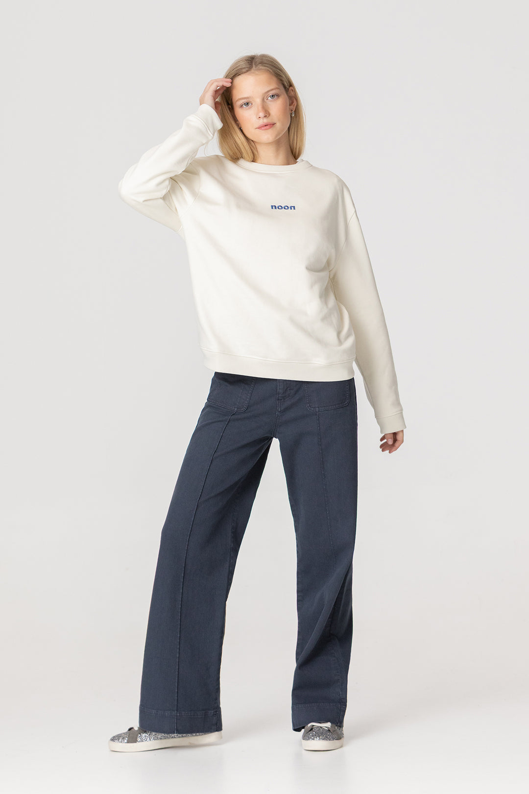 SUDADERA SIN CAPUCHA HOJA CEBRA