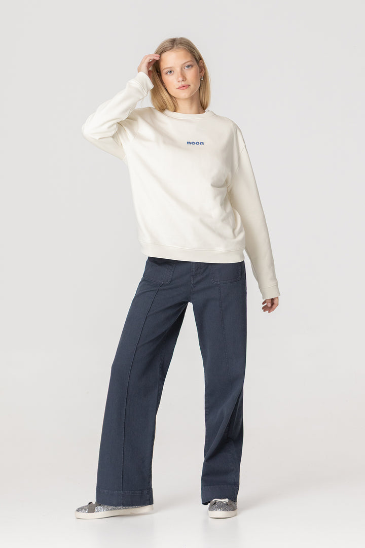 SUDADERA SIN CAPUCHA HOJA CEBRA