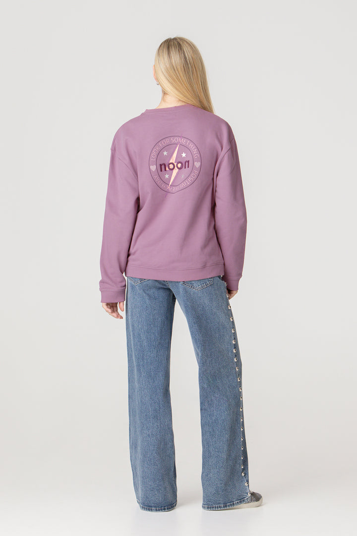 SUDADERA SIN CAPUCHA PRINT TRASERO