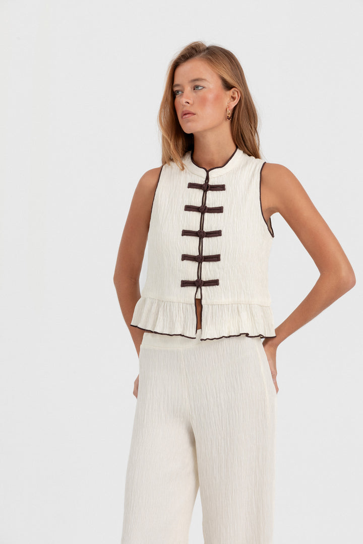 TOP CIERRES NUDO VOLANTE