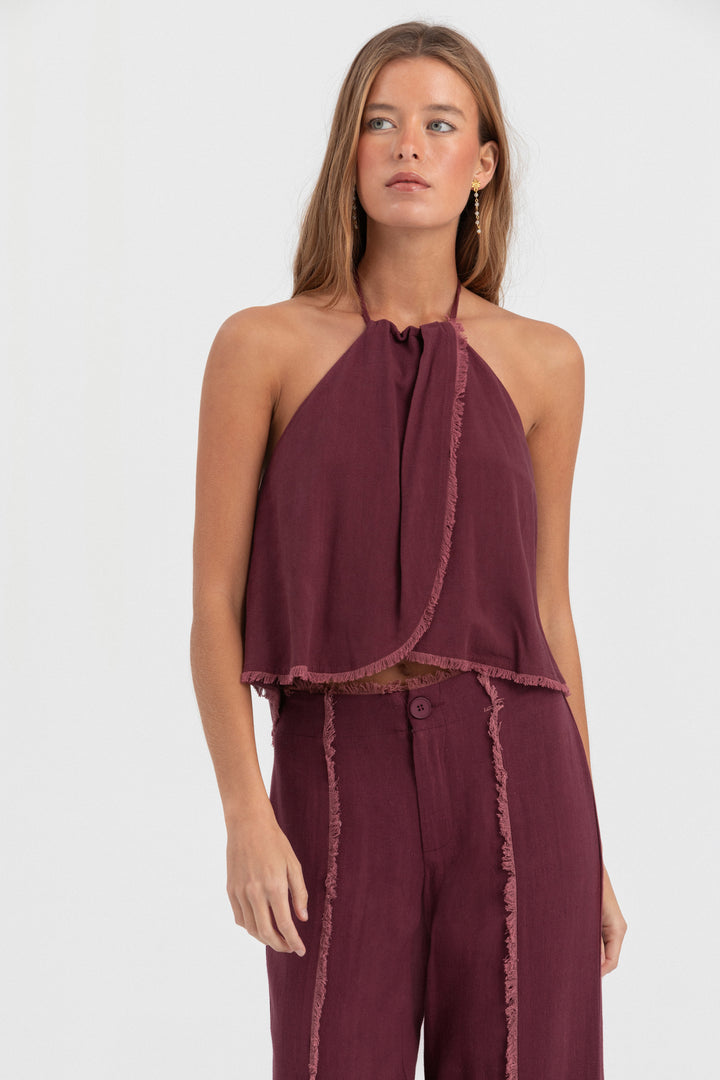 TOP CRUZADO DESFLECADO