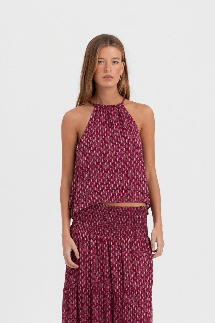 TOP HALTER DETALLE LUREX