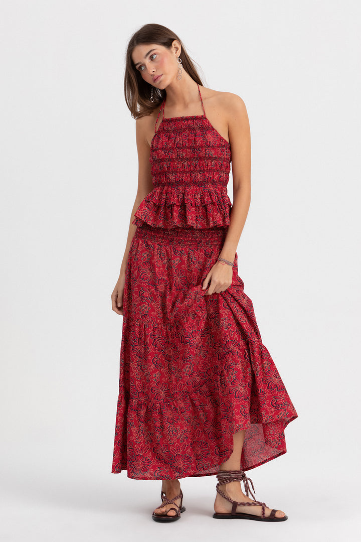 TOP HALTER ESTAMPADO