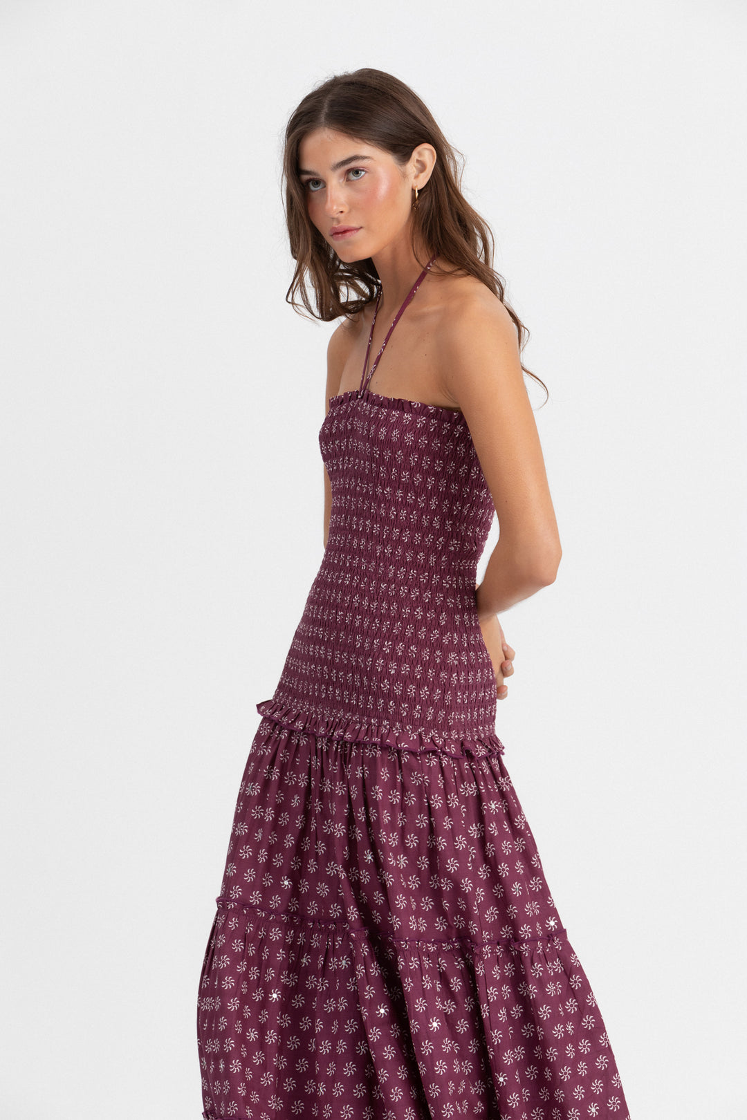 VESTIDO ESTAMPADO PLISSADO