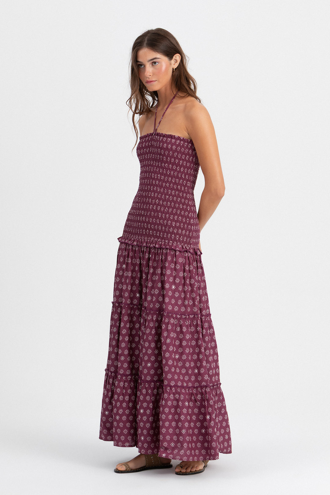 VESTIDO ESTAMPADO PLISSADO