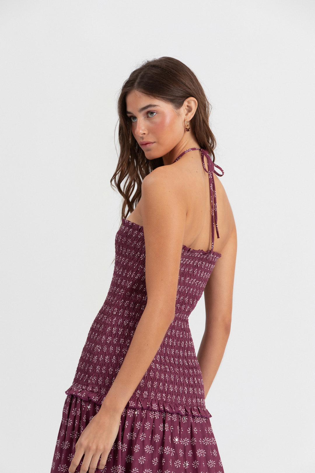 VESTIDO ESTAMPADO PLISSADO