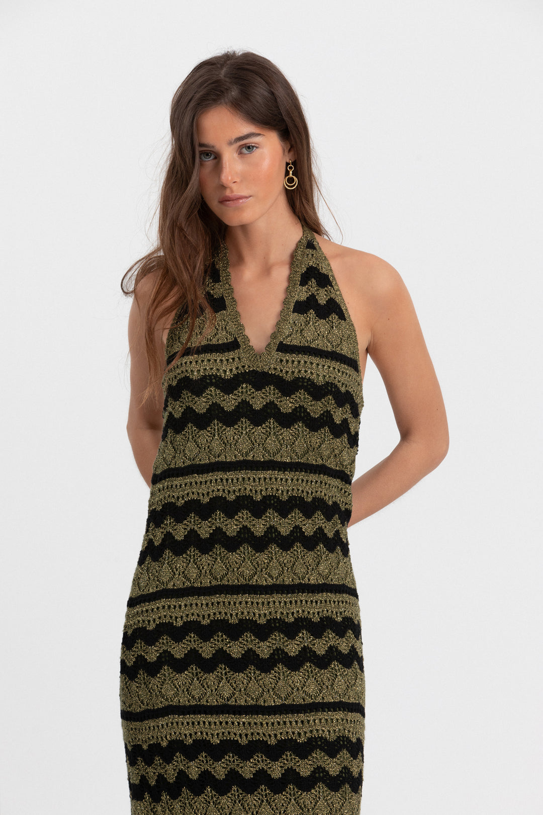 VESTIDO MIDI CROCHET