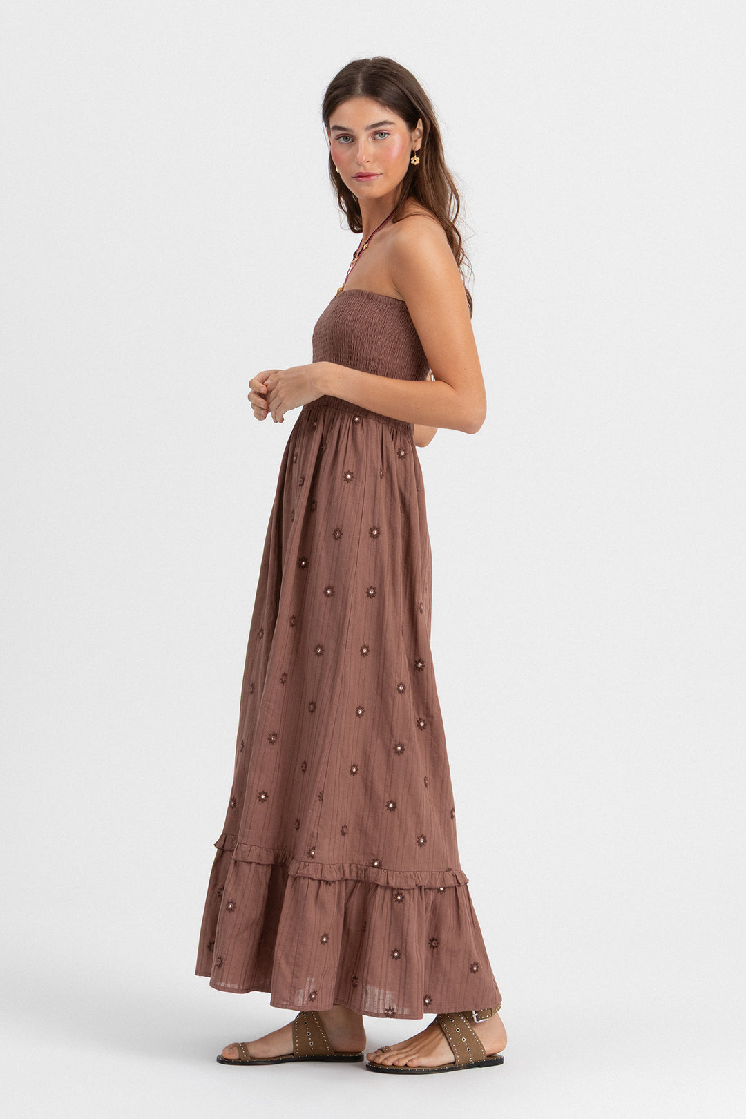 VESTIDO MIDI ESPEJOS