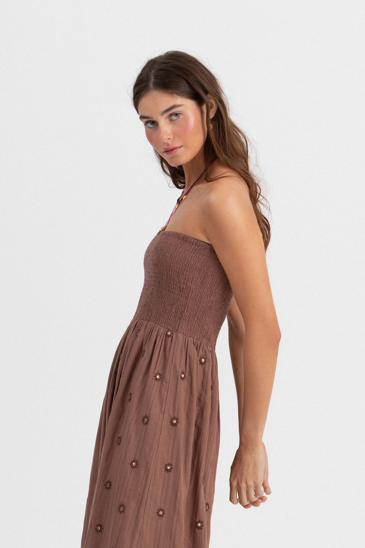 VESTIDO MIDI ESPEJOS