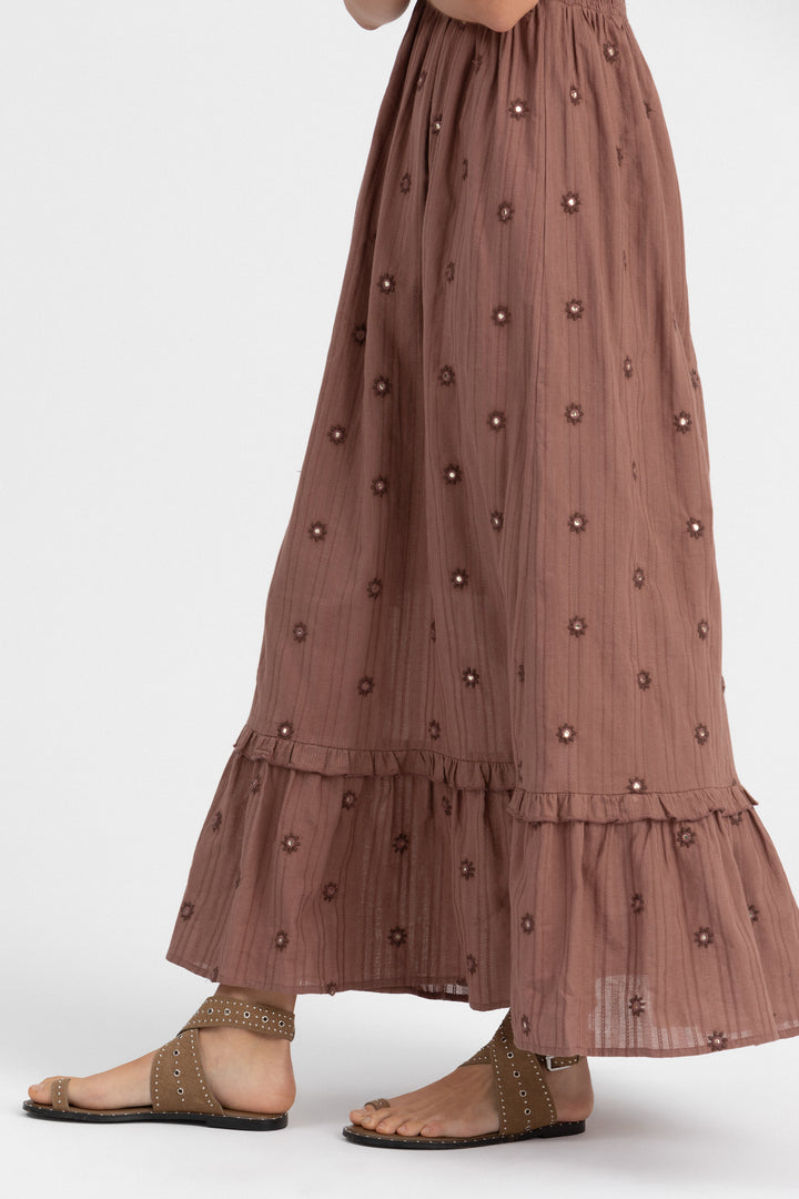 VESTIDO MIDI ESPEJOS