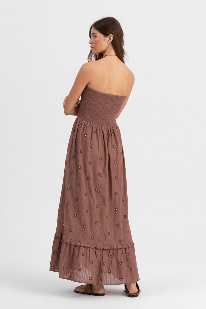 VESTIDO MIDI ESPEJOS