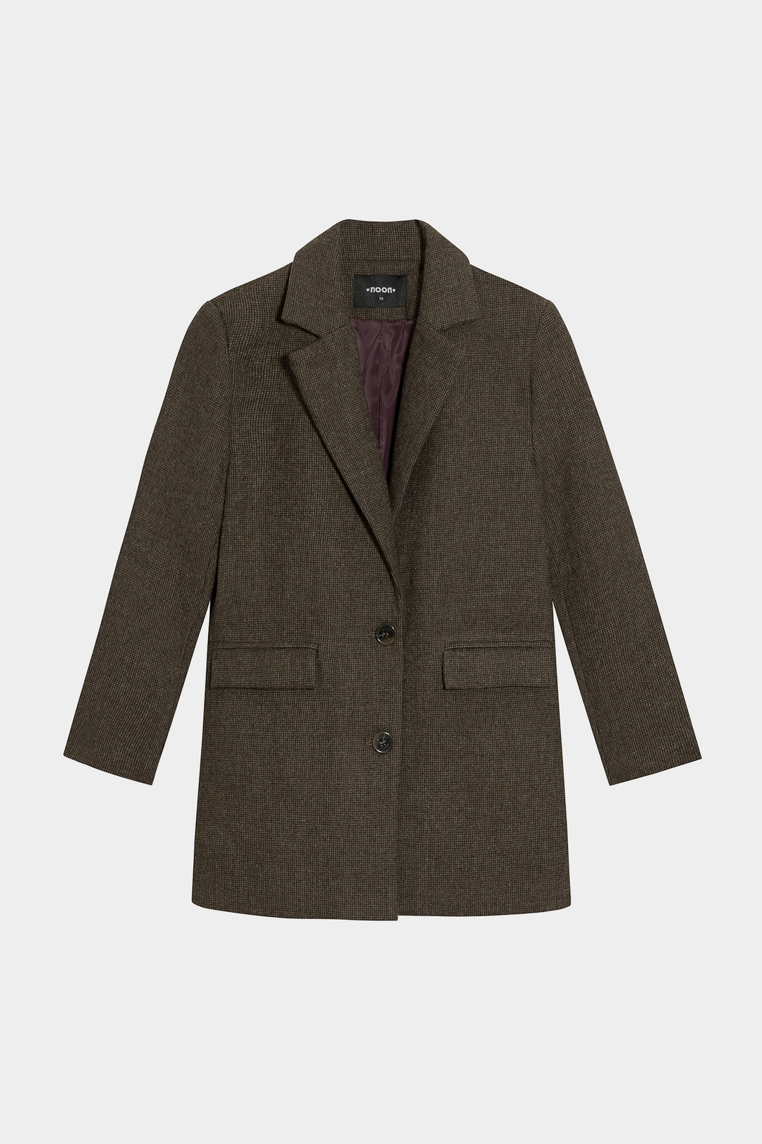 STRAIGHT TAILORED COAT