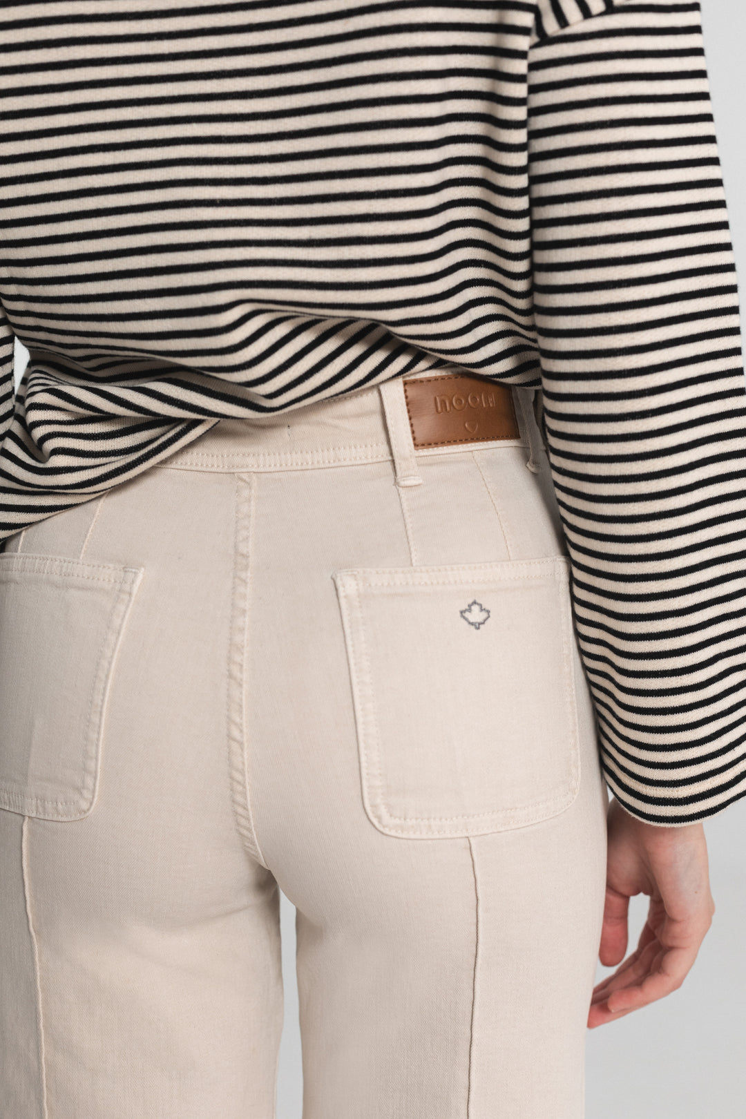 BASIC CULOTTE JEANS WITH SEAMS