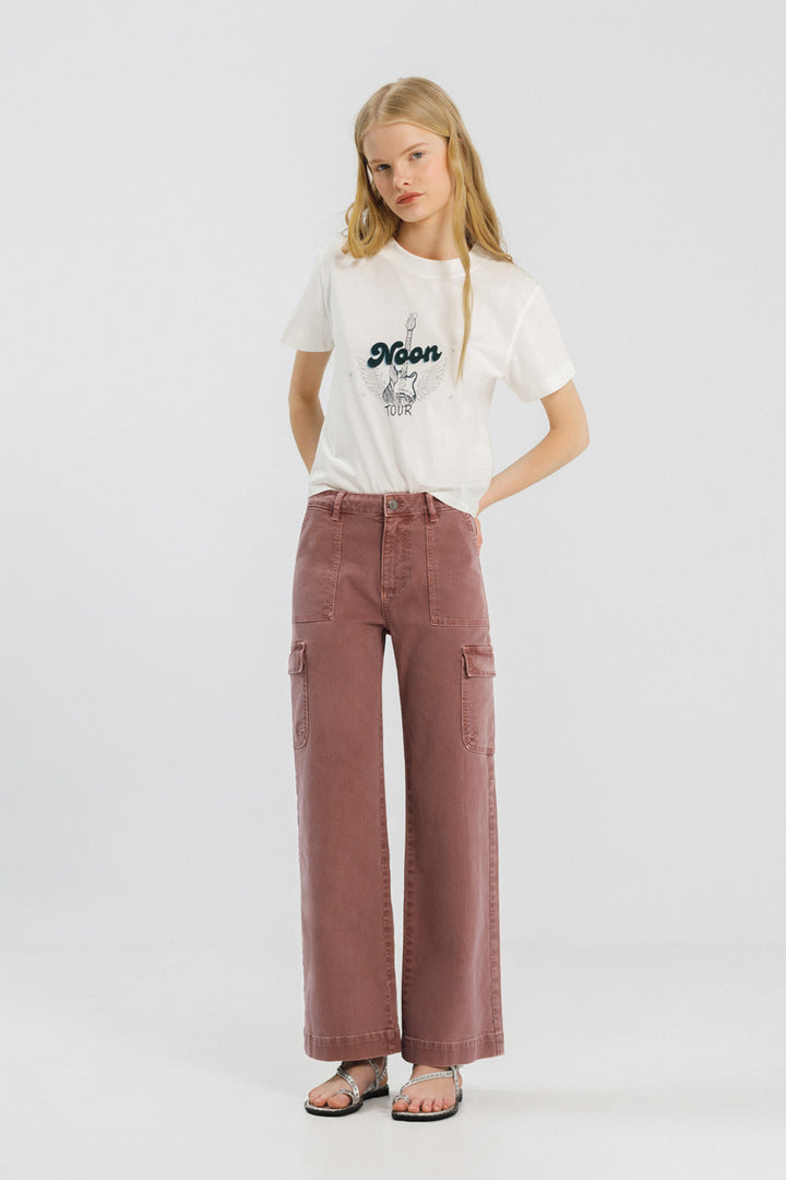 CARGO CULOTTE JEANS