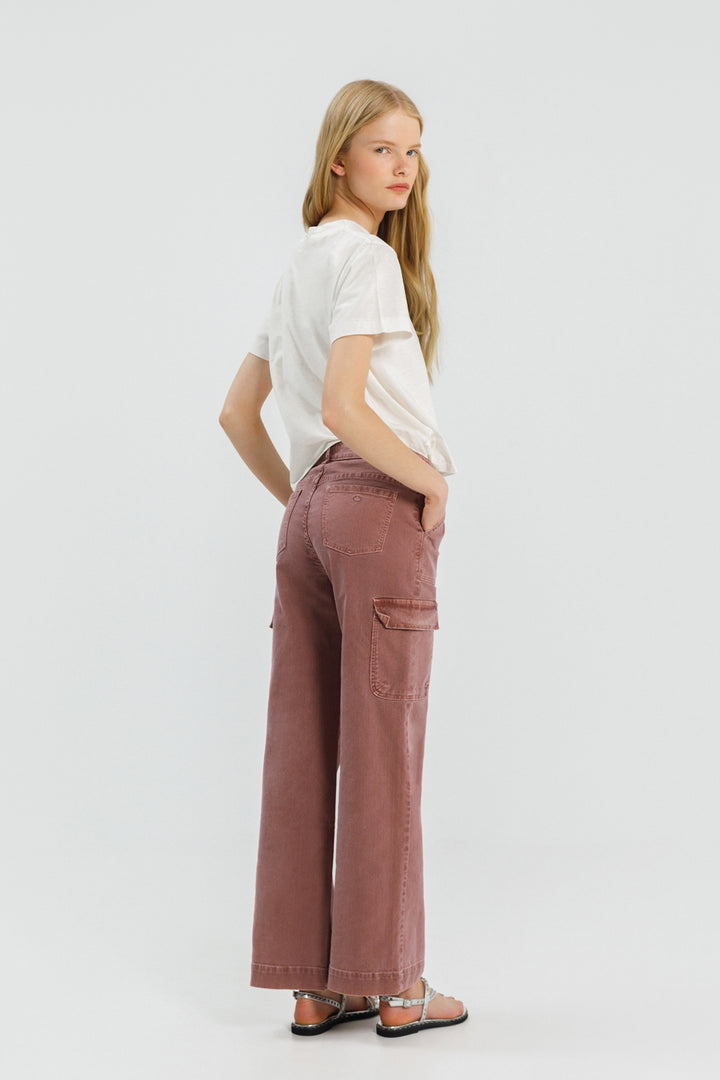 JEANS CULOTTE CARGO