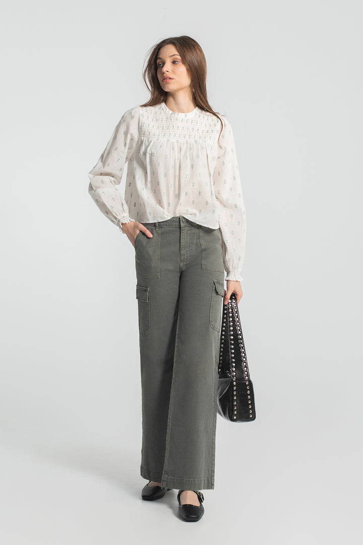 CARGO CULOTTE JEANS