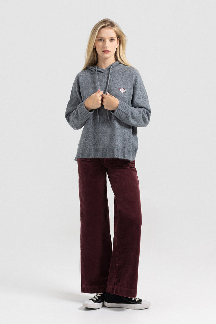 BASIC CULOTTE PANTS WITH CORDUROY POCKETS