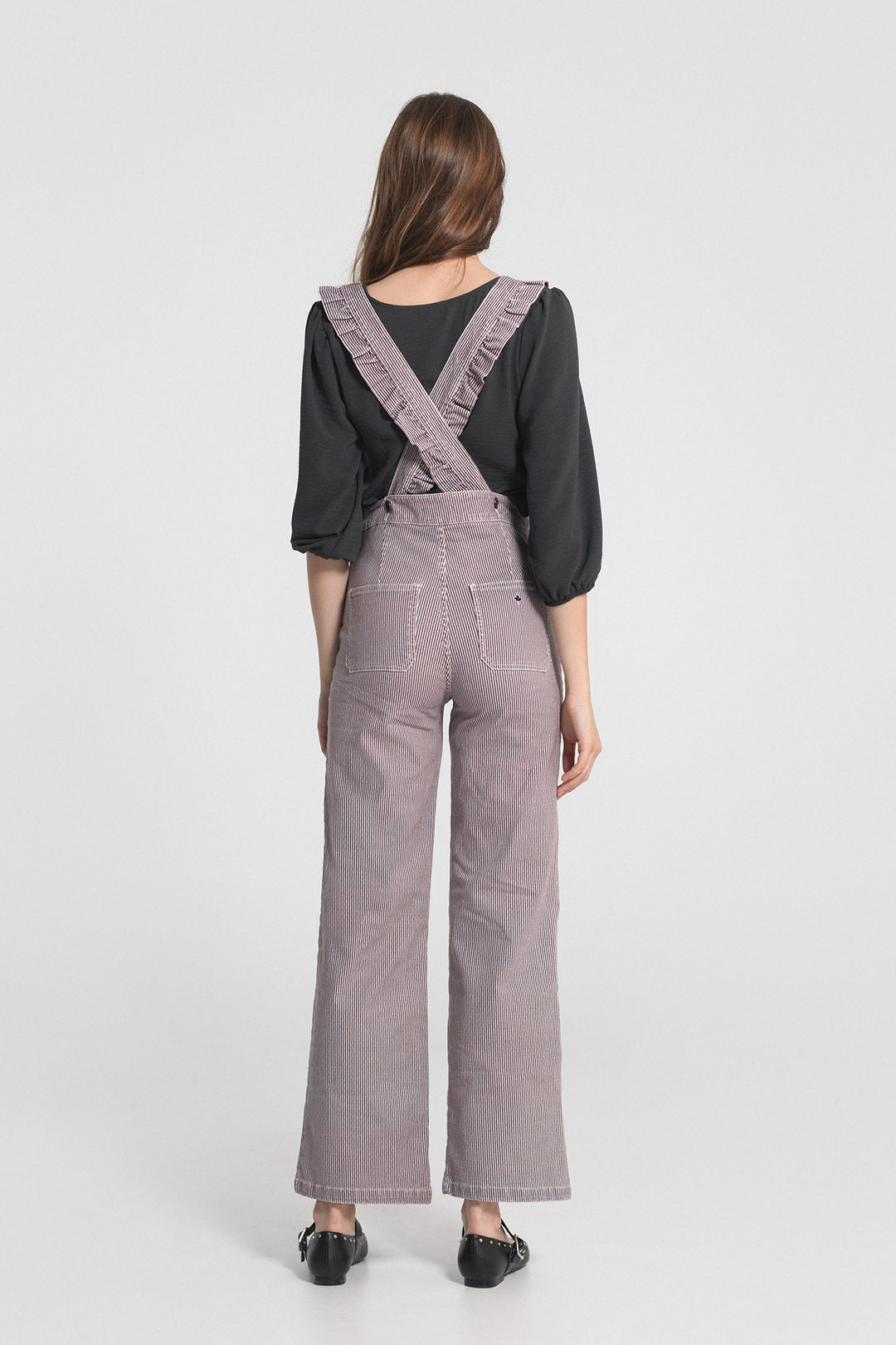 CAMILO STRIPED OVERALLS