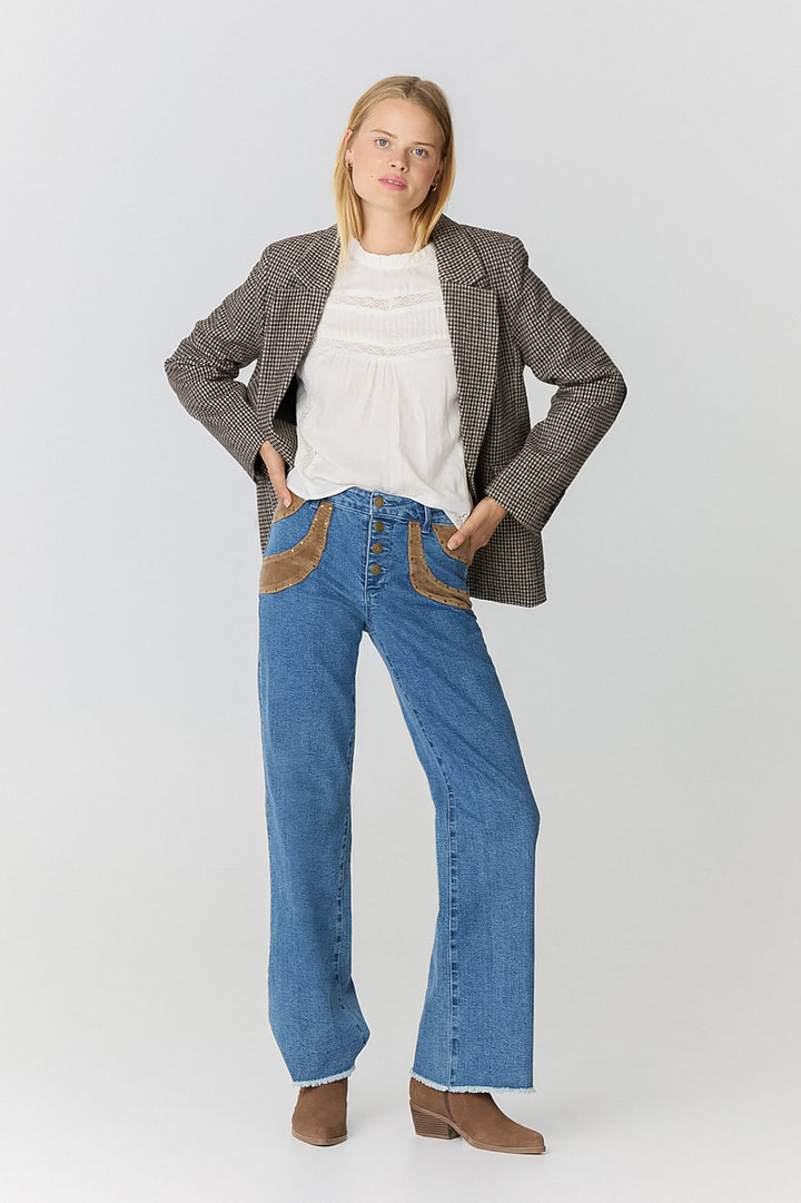 BLAZER PATA DE GALLO CODERAS