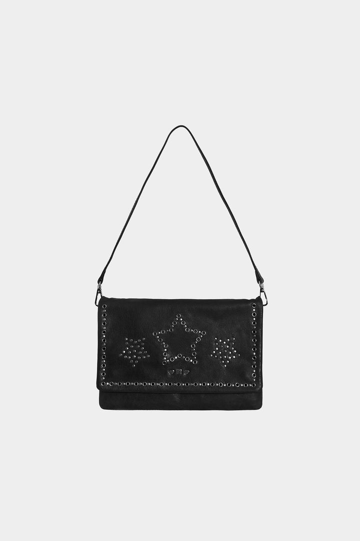 STAR EYELET CROSSBODY BAG