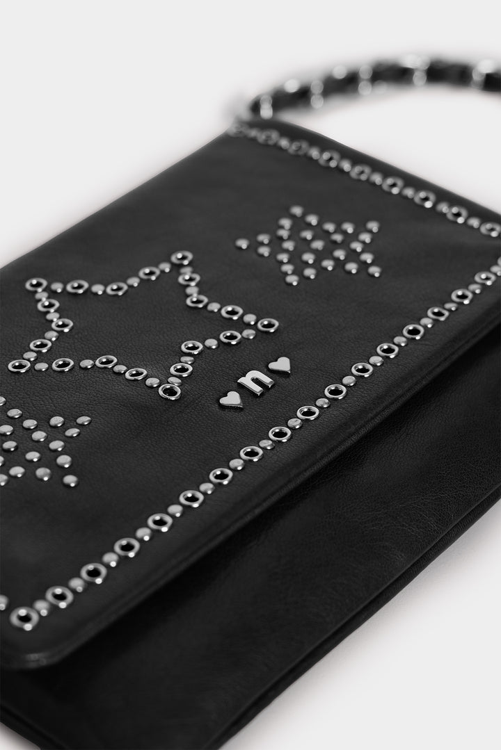STAR EYELET CROSSBODY BAG