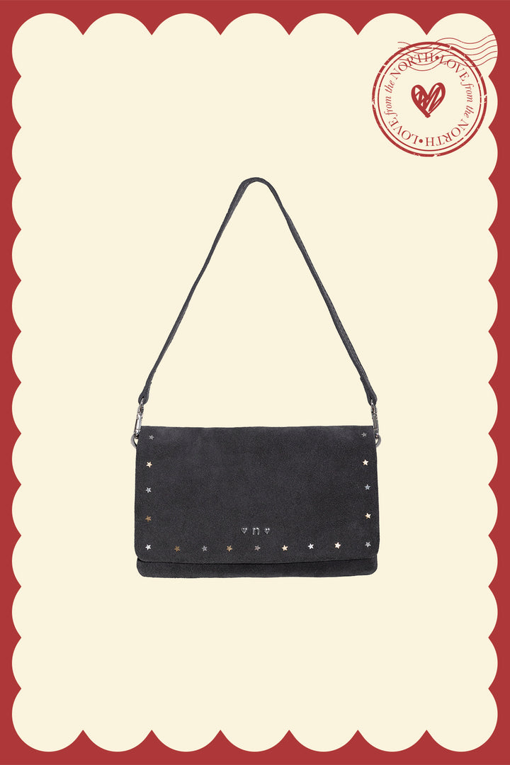 STUDDED STAR CROSSBODY BAG
