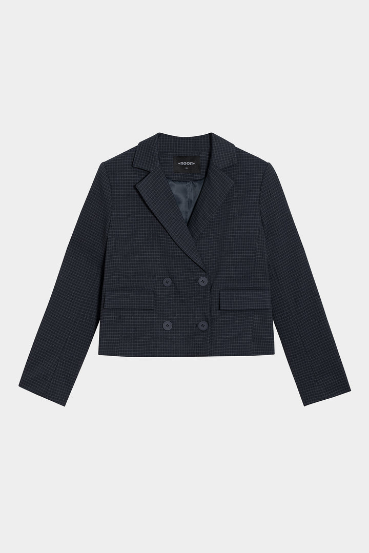 BLAZER CROPPED CUADROS