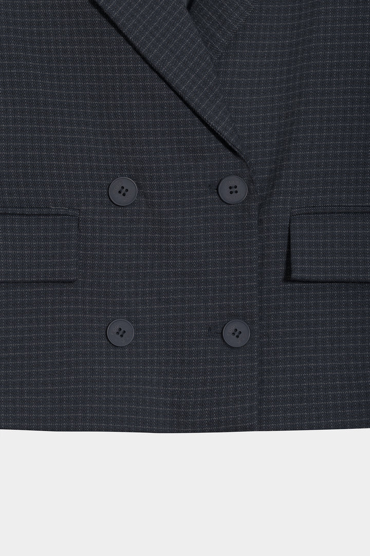 BLAZER CROPPED CUADROS