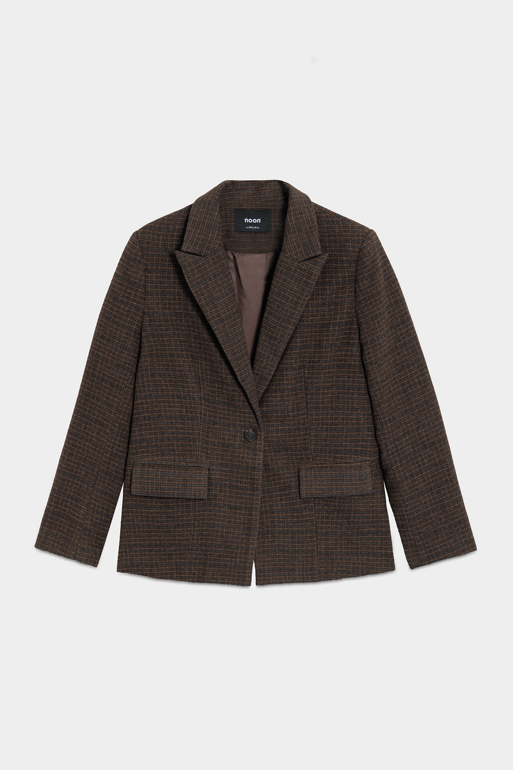 BLAZER CUADROS CON LANA