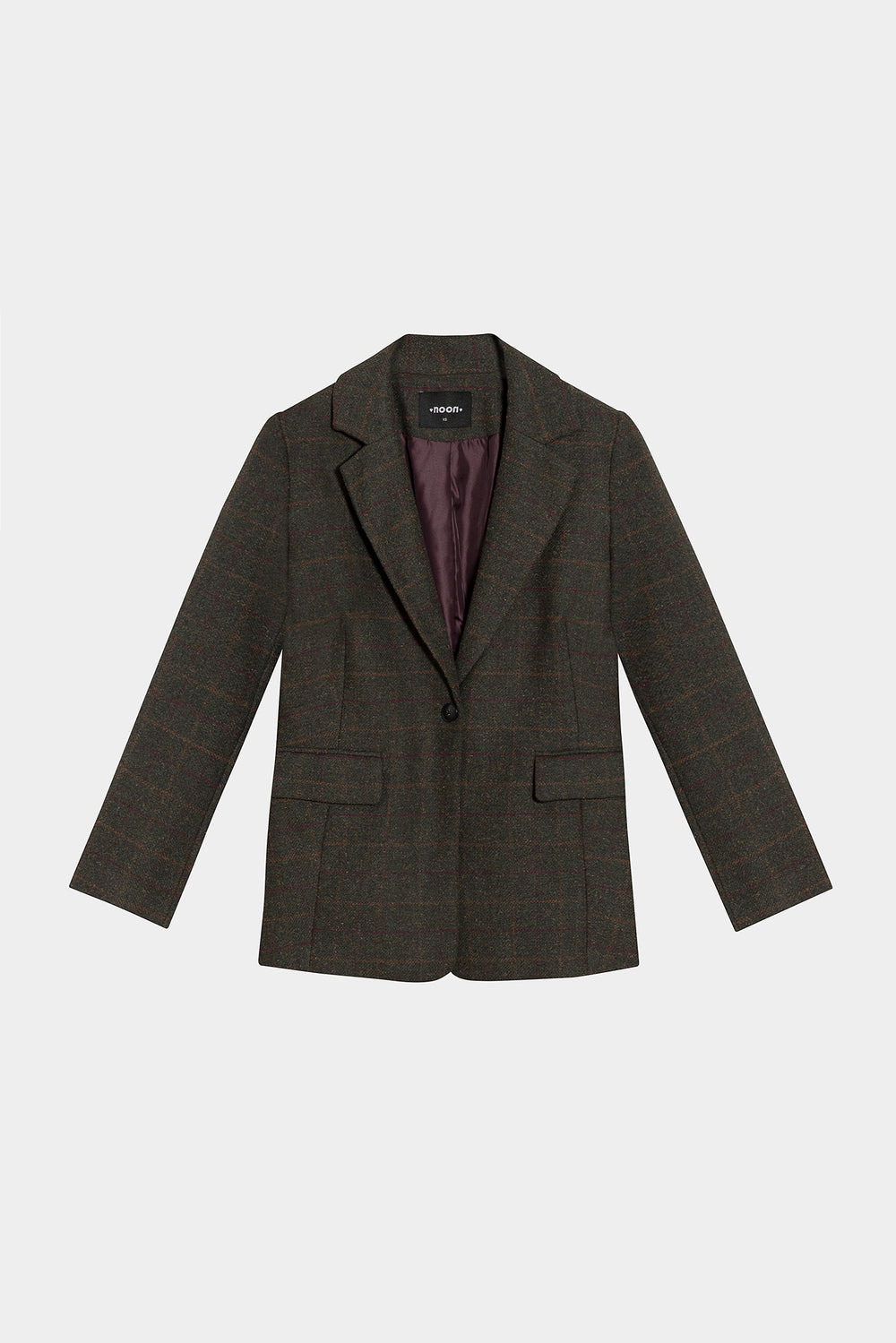 BLAZER CUADROS CON LANA