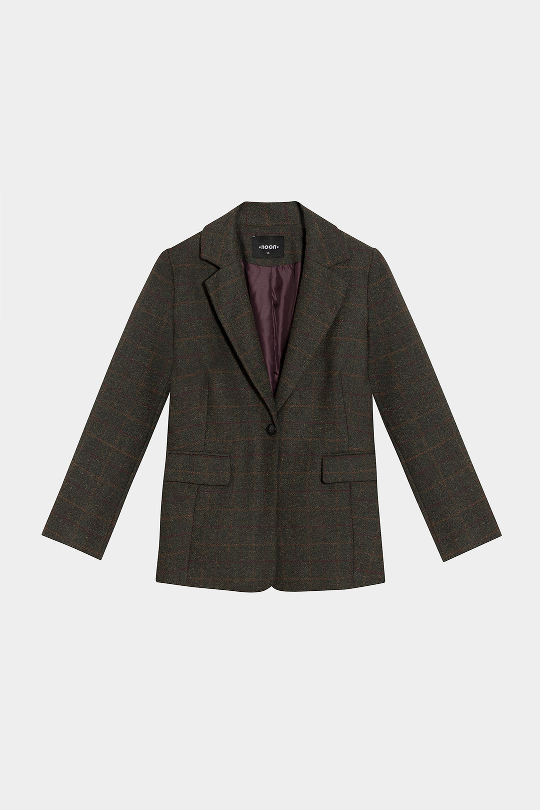 BLAZER CUADROS CON LANA