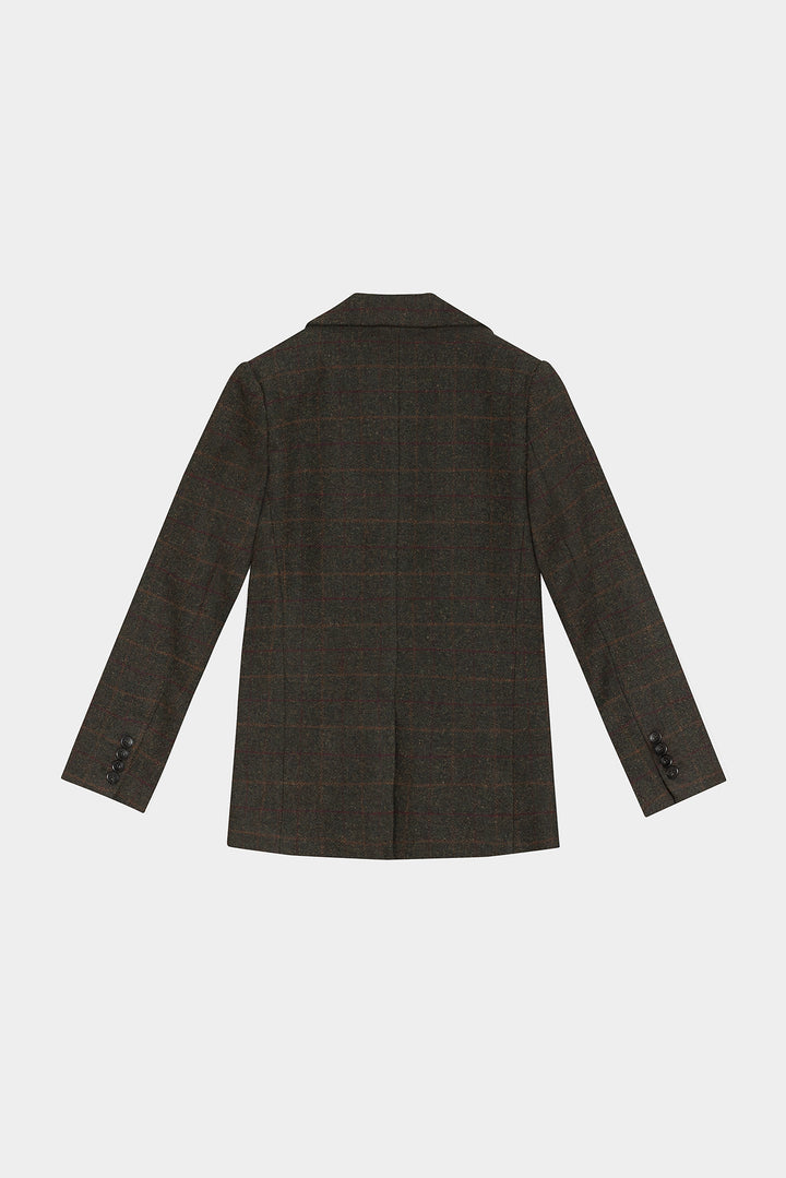 BLAZER CUADROS CON LANA