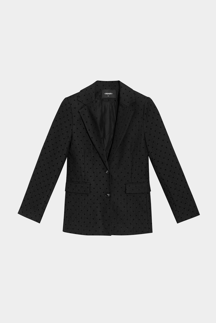 BLAZER ESPIGA PRINT TERCIOPELO