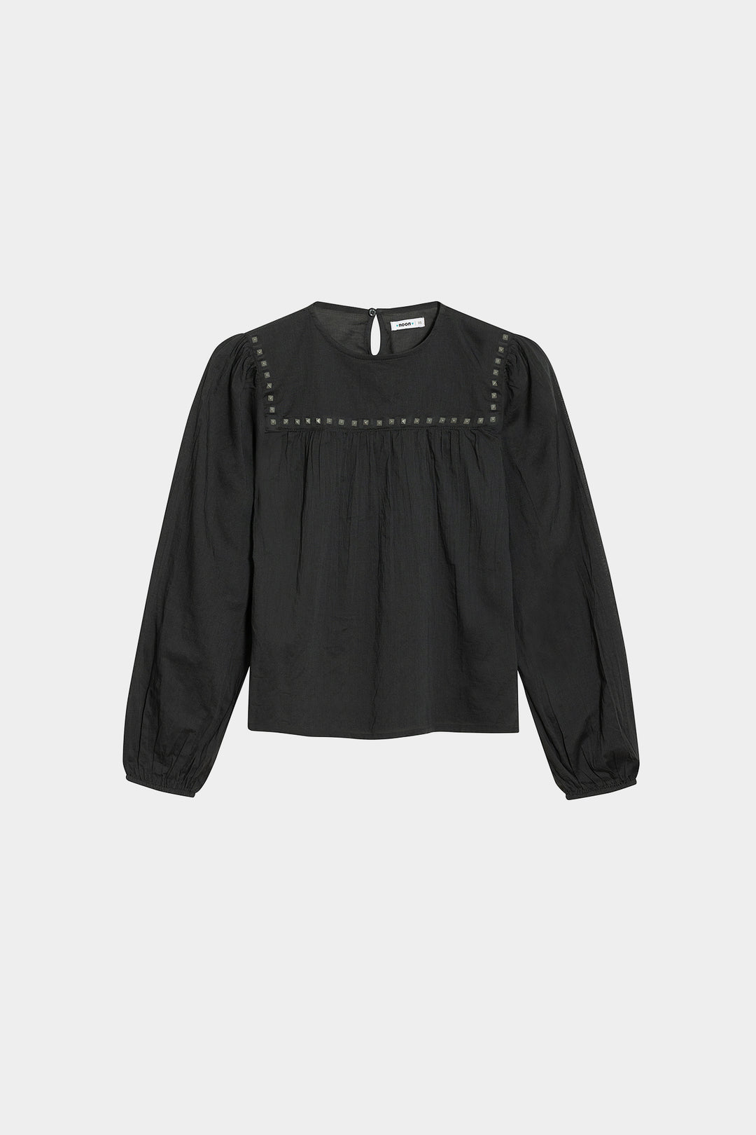 COTTON BLOUSE WITH STUDS