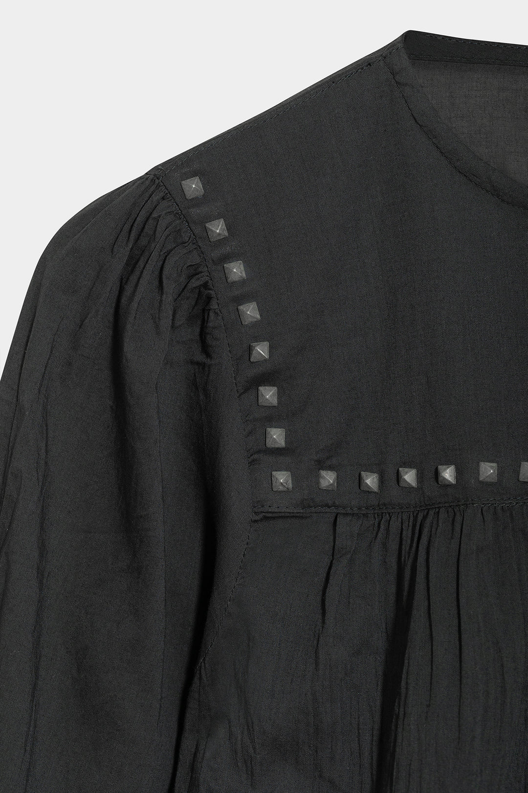 COTTON BLOUSE WITH STUDS