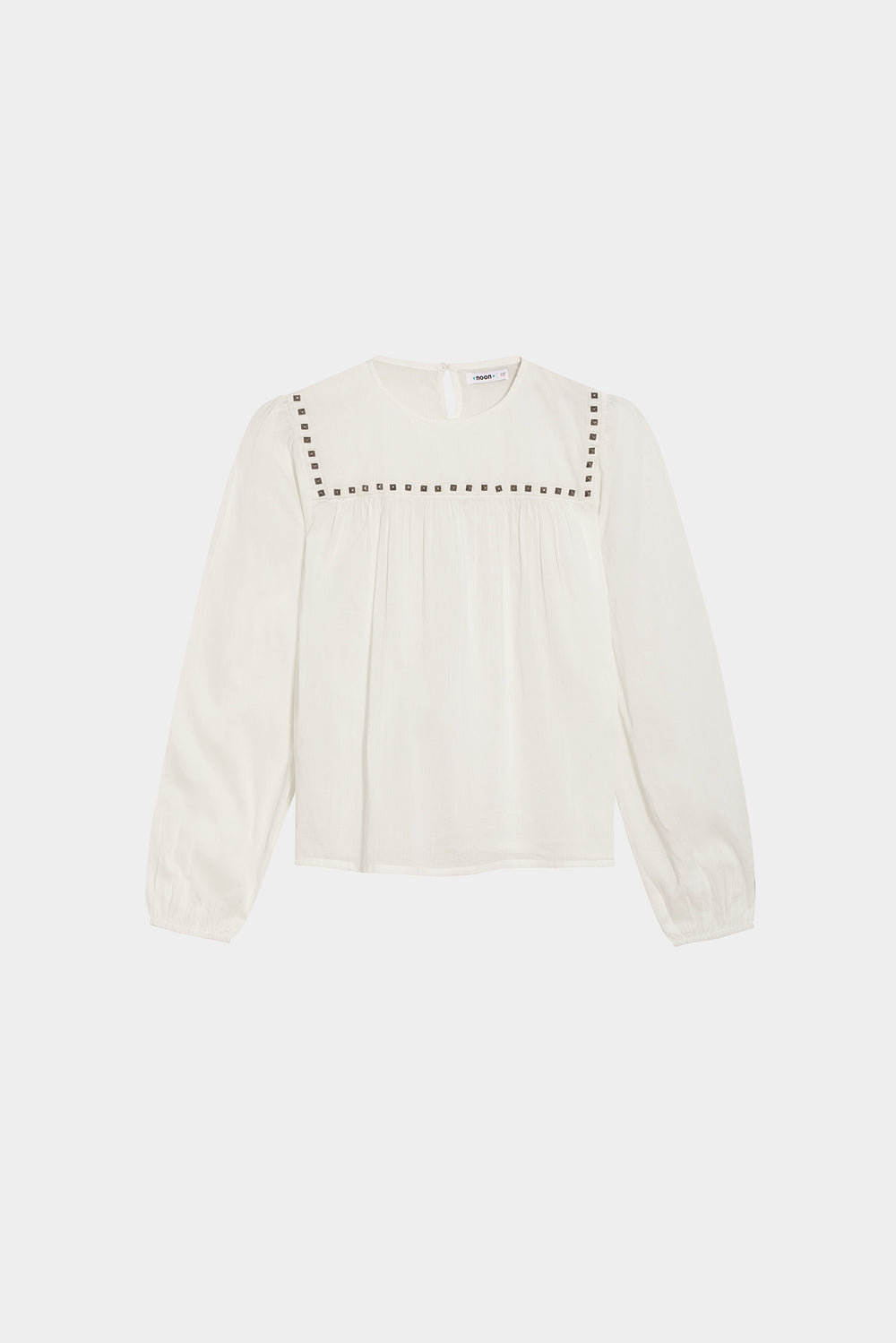 COTTON BLOUSE WITH STUDS